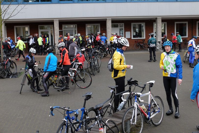 Start der RTF Frühlingsfahrt / CTF Emscherbike 2016 der RSG Herne.