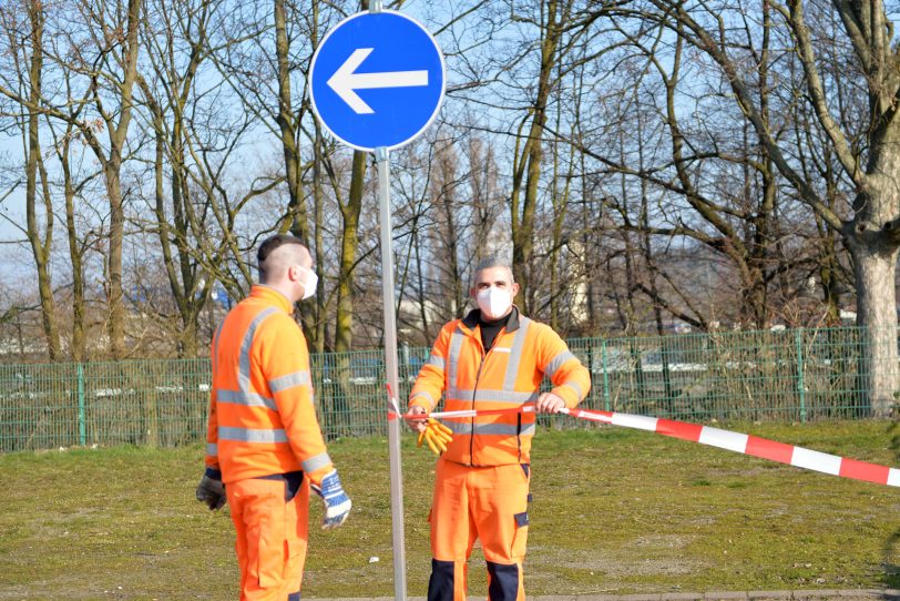 Das Testzentrum auf dem Cranger Kirmes Platz bekommt eine neue Verkehrsführung.