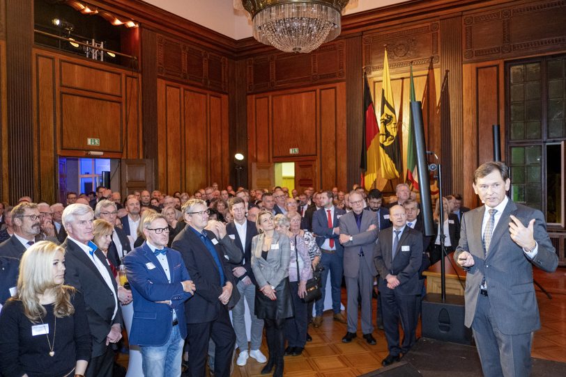 Neujahrsempfang des Oberbürgermeisters Dr. Frank Dudda (SPD) im Rathaus in Herne (NW), am Montagabend (13.01.2020).