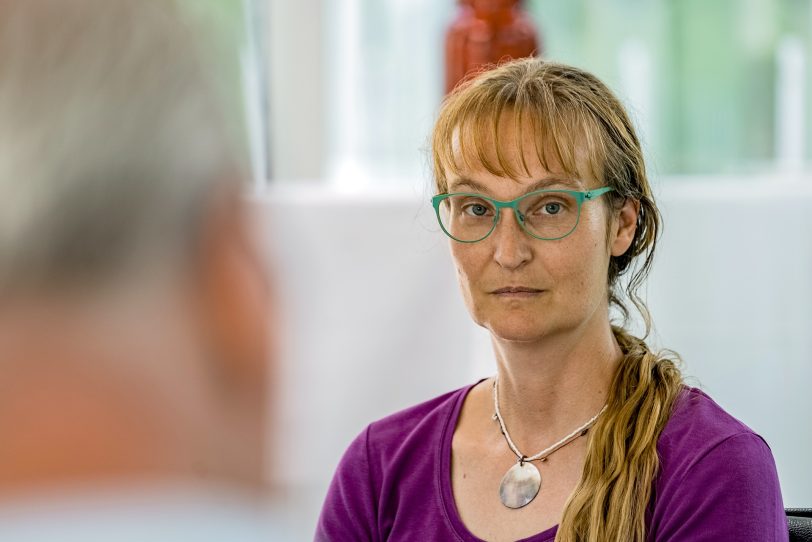 Gudrun Kaltenborn vom Fachbereich Stadtgrün stellte das Programm zum Gartentag zusammen.