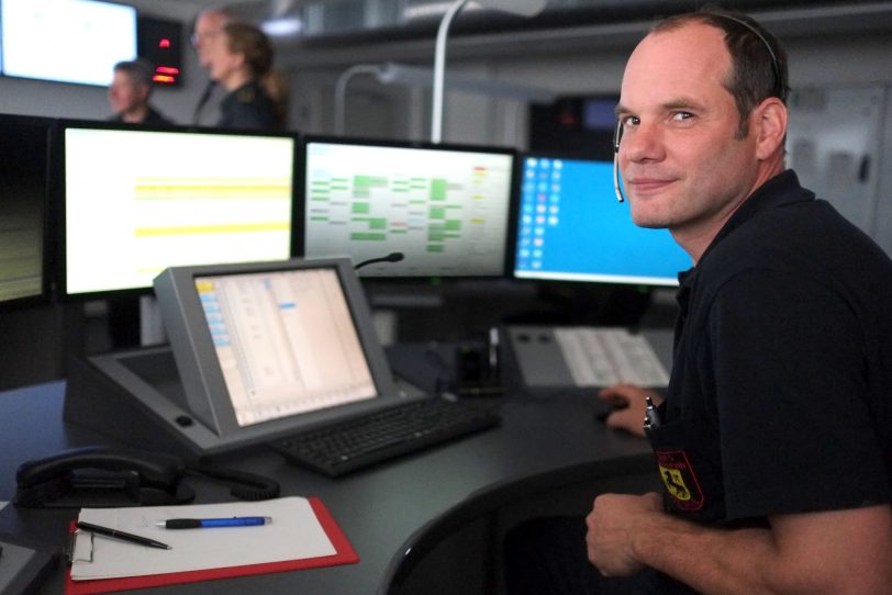 Neue Leitstelle der Feuerwehr Herne.