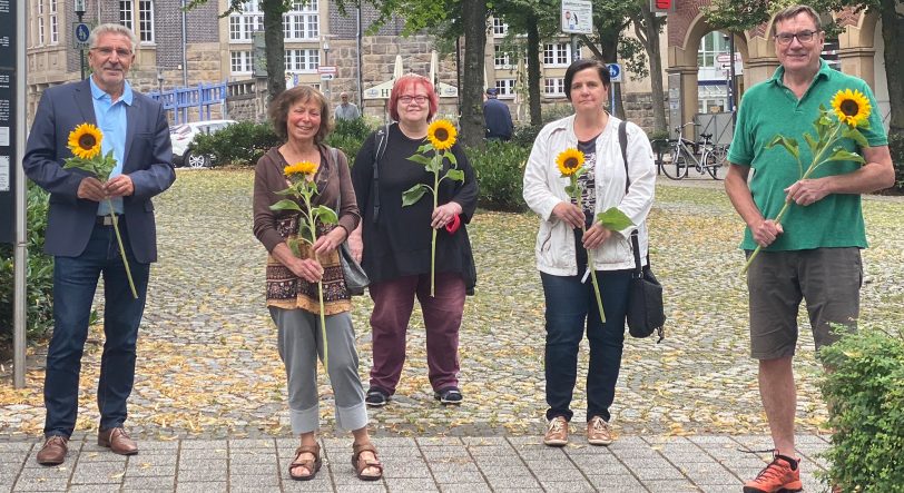 Engagement für mehr Sauberkeit im Stadtbild .