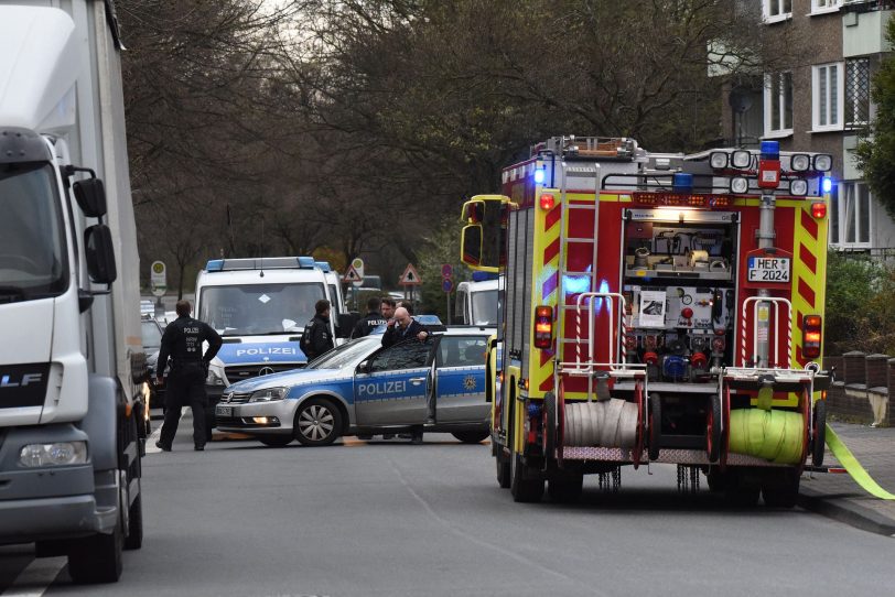 Der Feuerwehreinsatz an der Karlstraße.