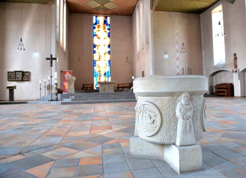 Taufbecken der St. Marien Kirche Eickel.