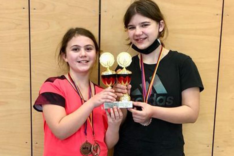v.l. Christina Rauer und Lena-Marie Rutkowsky waren erfolgreich.