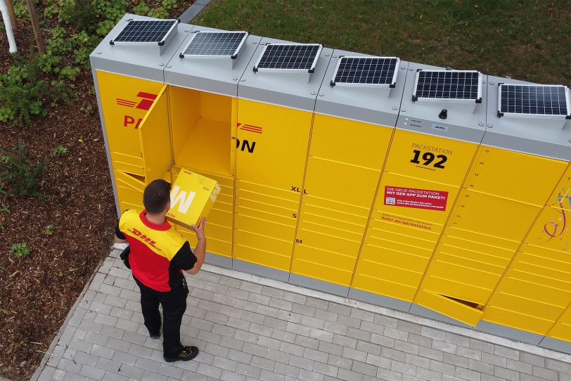 Solarbetriebene Packstation an der Ringstraße 190 eröffnet.