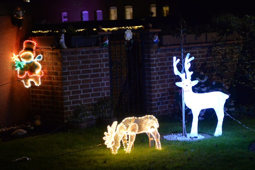 Weihnachtsbeleuchtung 2020 in Herne.