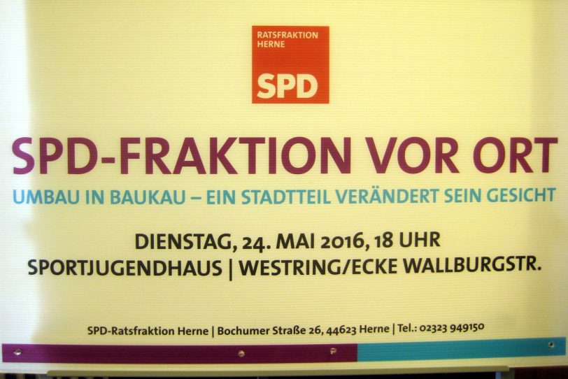 Die SPD-Ratsfraktion lädt zum Info-Abend.