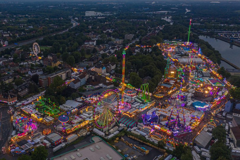 Die ersten drei Tage der Cranger Kirmes 2025.