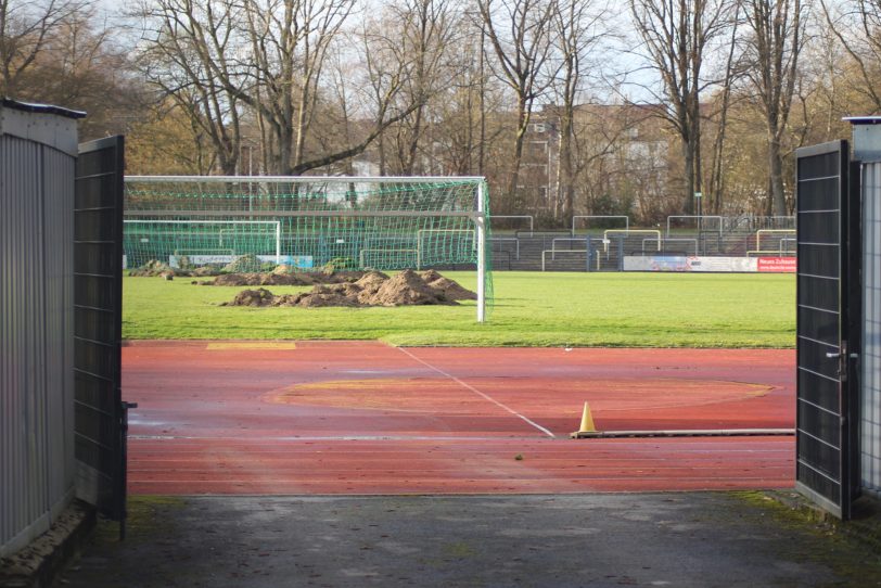 Ein Blick in das Stadion.