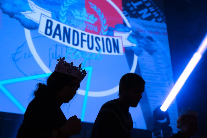 Bandfusion in den Flottmannhallen am Samstag (30.1.2016).