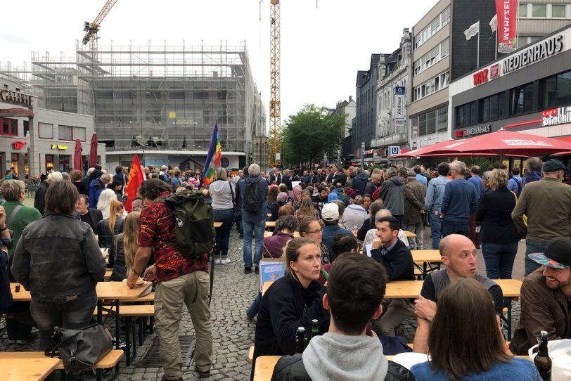 Herne nimmt sich Platz auf dem Robert-Brauner-Platz.