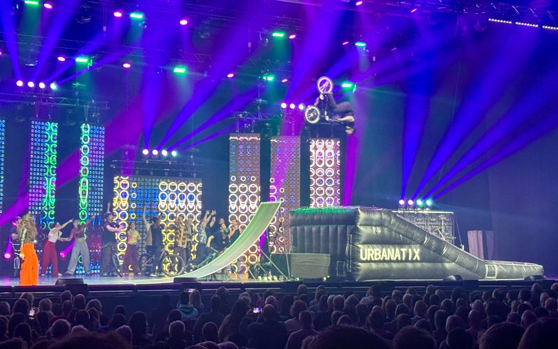 Es ging hoch durch die Lüfte.