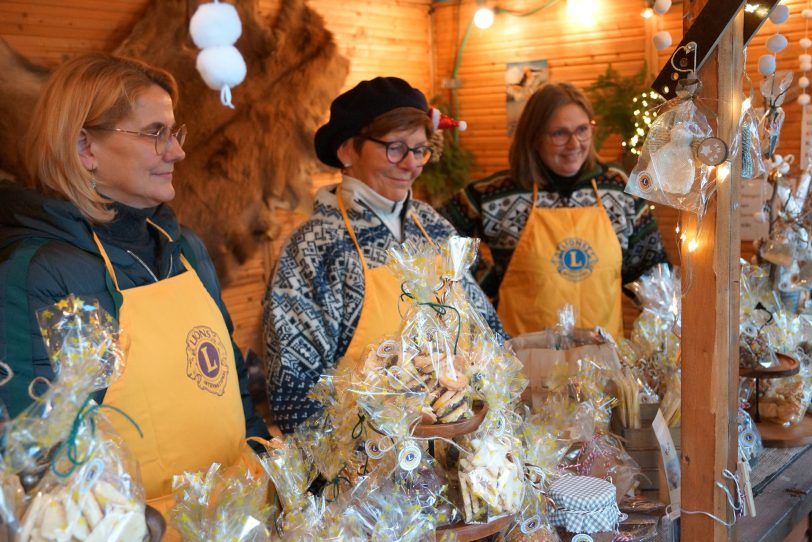 Eickeler Adventsmarkt der Lions Herne-Emschertal hatten am 8.12.2024 in ihr Weihnachtsdorf vor der Kulturbrauerei eingeladen.