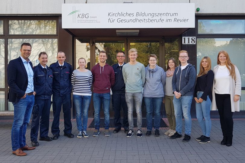 Start der Ausbildung zu Notfallsanitätern 2018.
