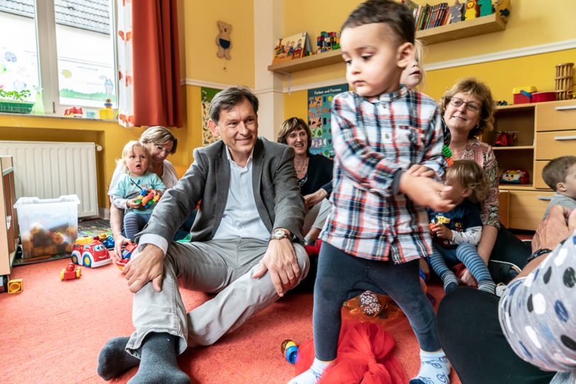 Zu Besuch in der Kita Waldwichtel.