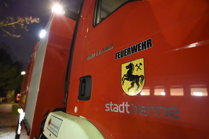 Ein Wagen der Feuerwehr Herne.