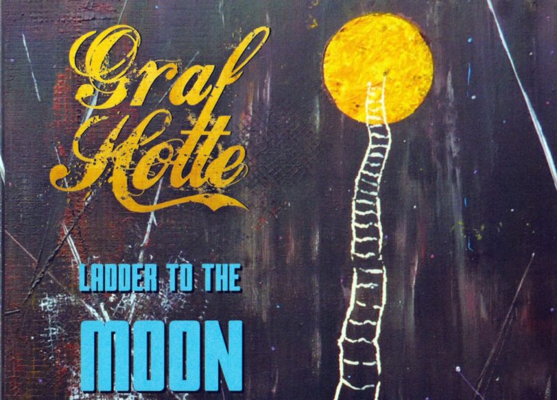 Das Cover von Horst Schröders letzten CD – Ladder To The Moon. Gestaltet von Jörg Lippmeyer.