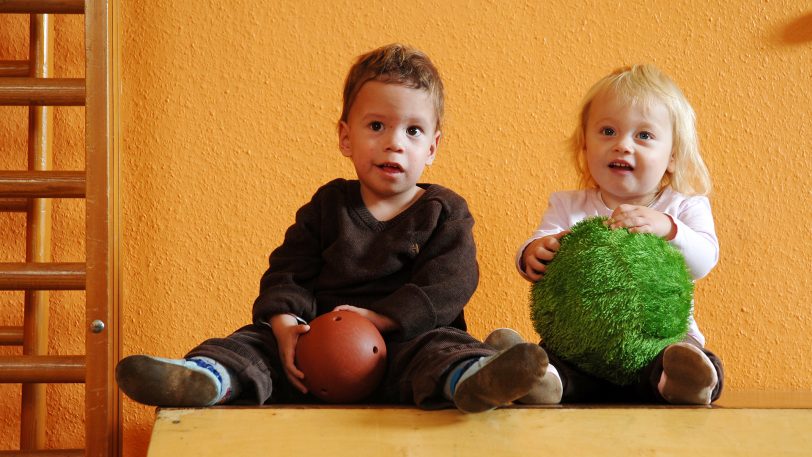 Die Frühförderung ist für entwicklungsverzögerte Kinder zwischen drei und sechs Jahren.