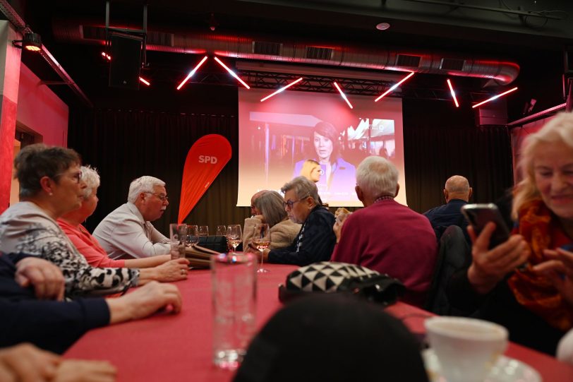 Die Wahlparty der Herner SPD zur Bundestagswahl 2025.