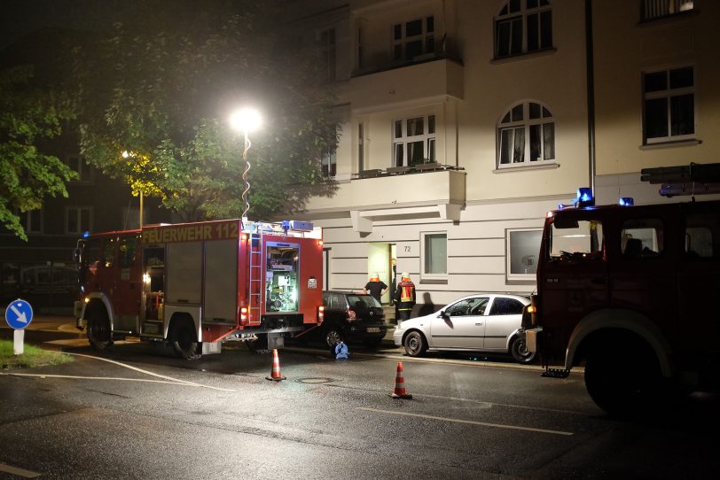 Starke Regenfälle sorgt in der Nacht vom 12.7. auf den 13.7.2014 für zahlreiche Feuerwehr und Polizei-Einsätze, die noch immer andauern.