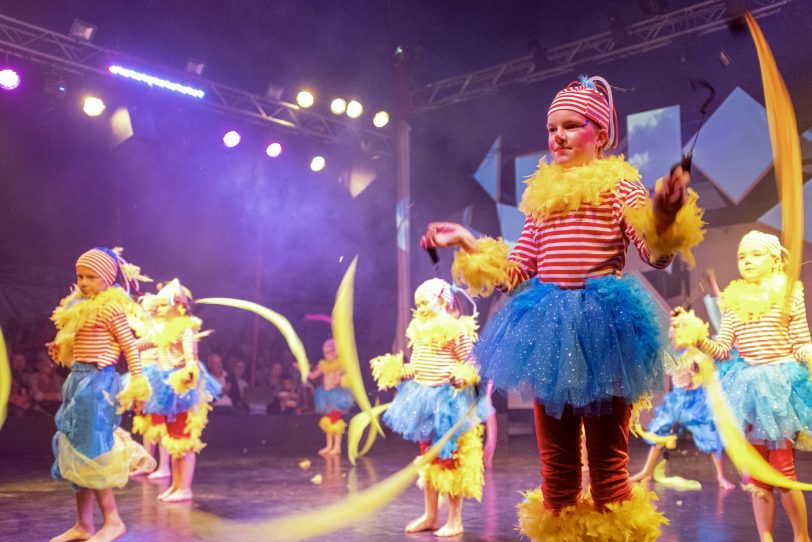 „Kuriosum“: Nachmittagsvorstellung beim Familiencircus Schnick-Schnack in Herne (NW), am Donnerstag (20.06.2019).