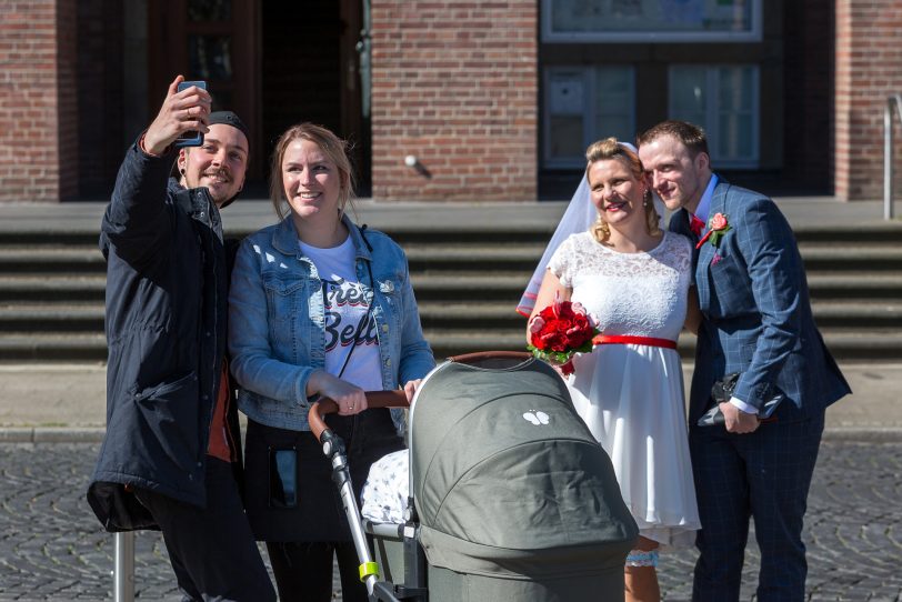 Ein Selfie als Erinnerung.