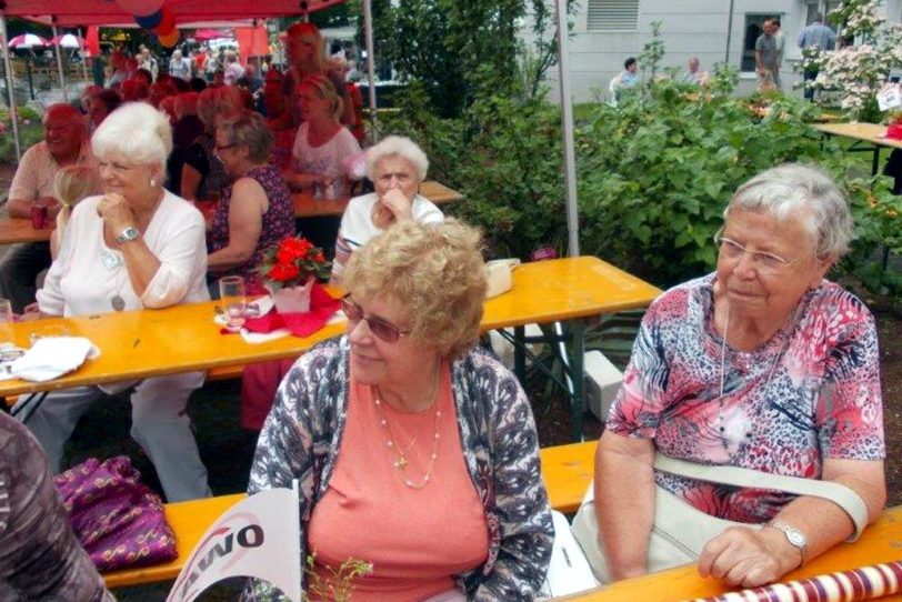 Beim Sommerfest 2016 des Grete-Fährmann-Seniorenzentrums.