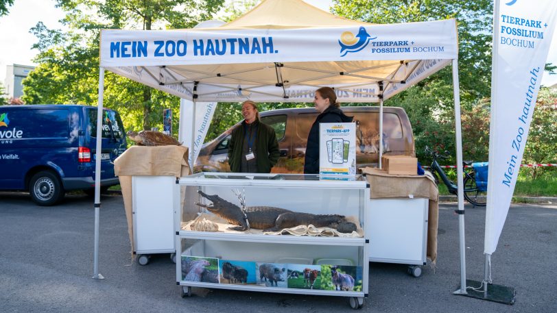 Beim Umwelt- und Familienfest an der Biologischen Station präsentierten sich am Sonntag (25.9.2022) rund 20 Verbände und Vereine.