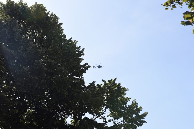 Feuerwehr Einsatz an der Kinderwelt.