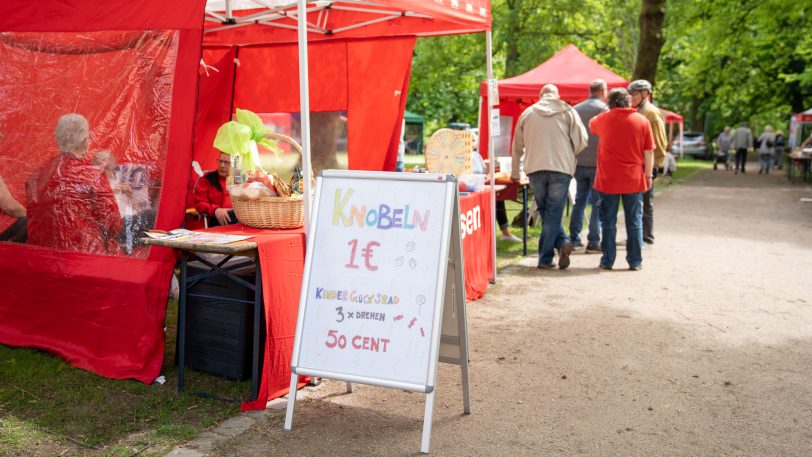 Das SPD-Familienfest am Sonntag (7.5.2023) im Schlosspark Strünkede.