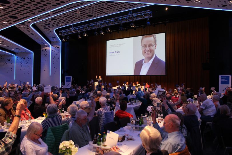 Mitgliederversammlung 2024 des Wohnungsvereins Herne im Kulturzentrum.