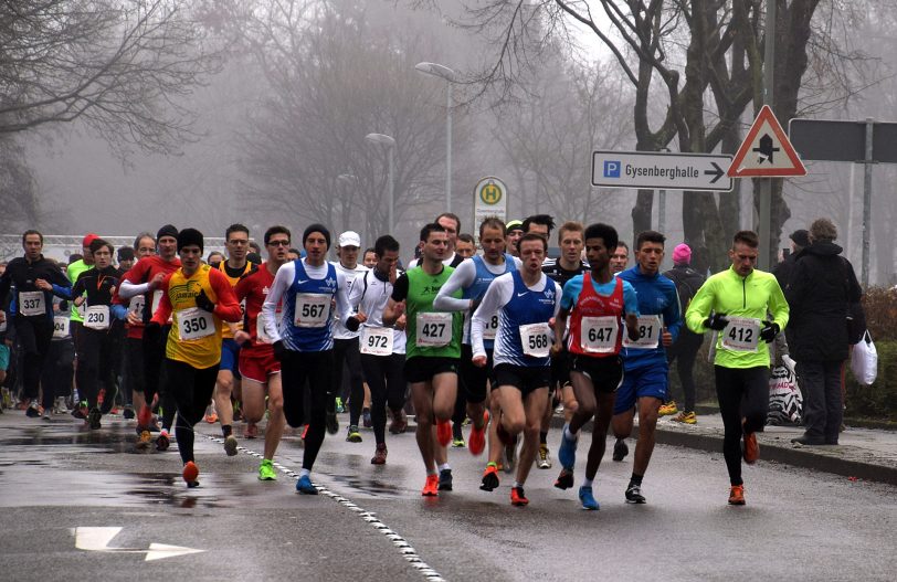 38. Herner Silvesterlauf 2014 im Gysenberg.