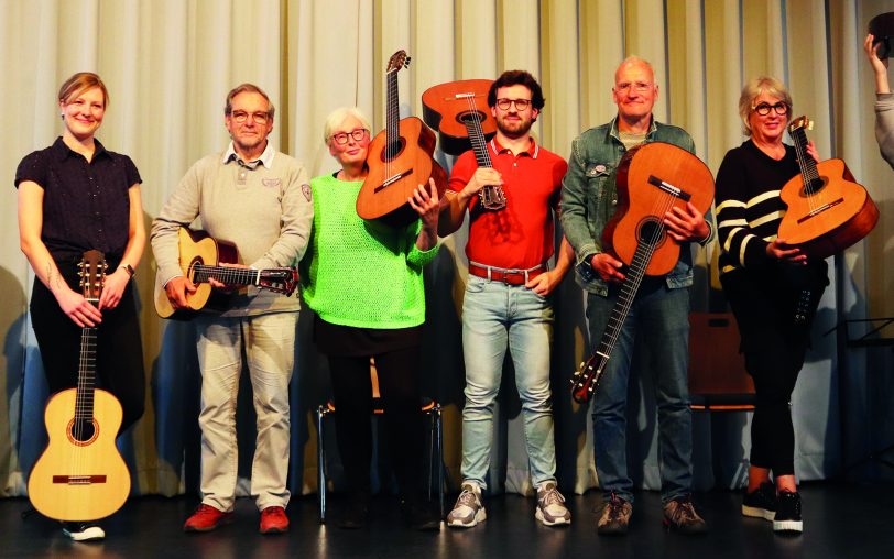Das Herner Gitarrenensemble freut sich auf das Saitenwelten-Festival im Juni 2025 in der Musikschule Herne.