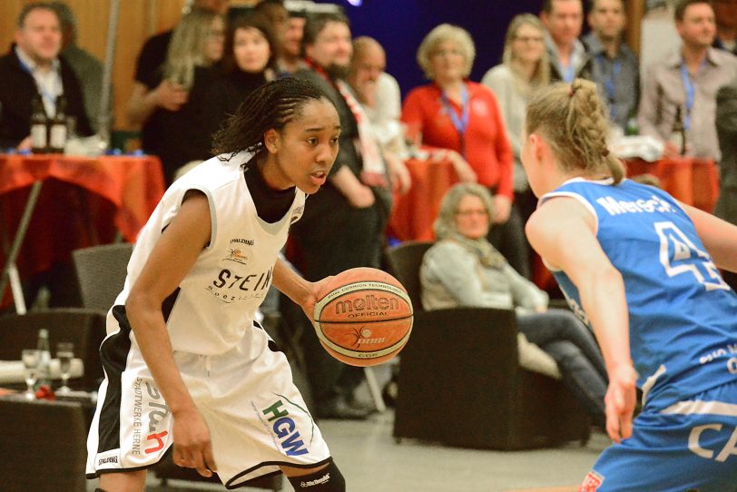 Quenice Davis im Spiel gegen Oberhausen. (Archivfoto)