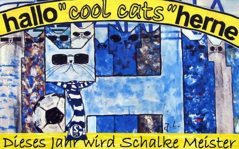 Die cool cats sind sich sicher: Dieses Mal wird Schalke Meister.