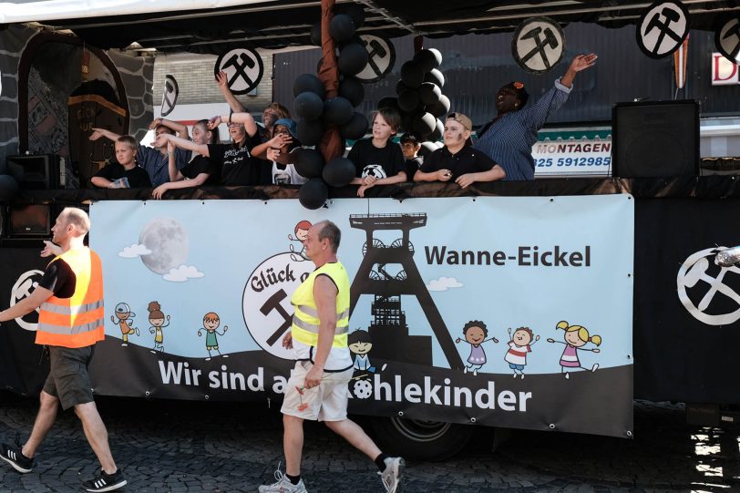 Cranger Festumzug 2018 vor der Christuskirche in Wanne-Mitte.