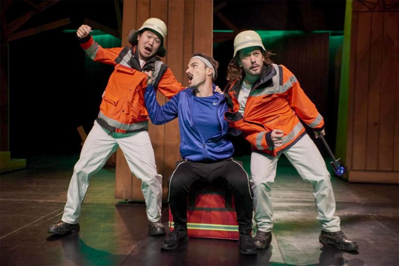 'Drei miese, fiese Kerle' nach dem Kinderbuch von Paul Maar im Gelsenkirchener Musiktheater.