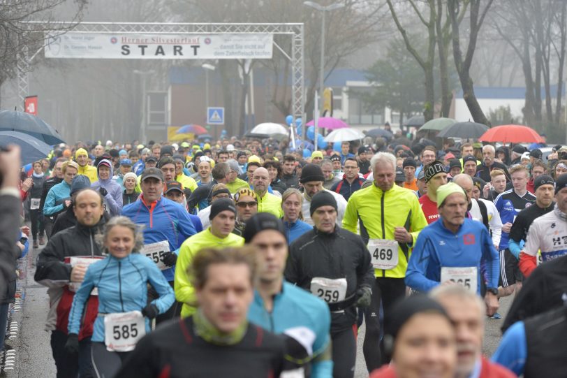 38. Herner Silvesterlauf am 31.12.2014 im Gysenberg.