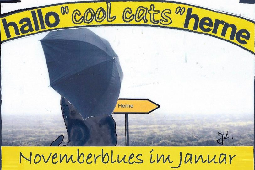 Die cool cats haben den Blues.