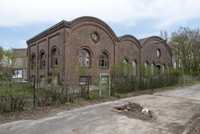 Die frühere Turnhalle der Zeche Julia an der Cranger Straße.