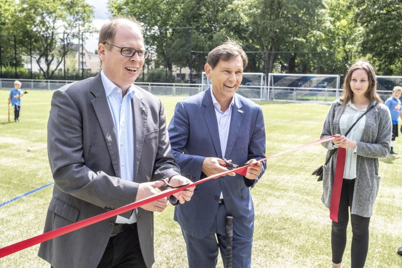 Das neue Stadion.