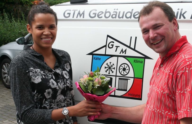 Ireti Amojos und Bernd Molke.