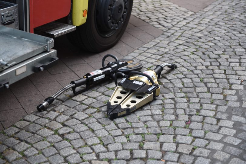 Einsatz an der Bahnhofstraße.