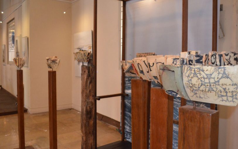 Ein Hingucker: Die Installation