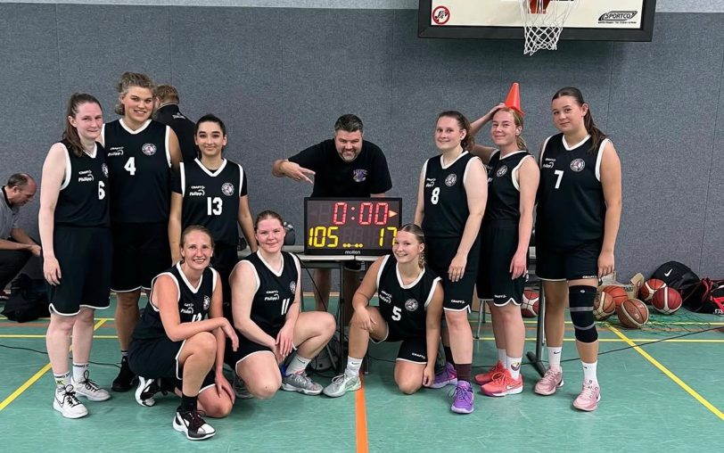Mit einem 105:17-Auswärtserfolg überrollte die zweite Mannschaft der Ruhrpott Baskets in der Bezirksliga den Castroper BC.