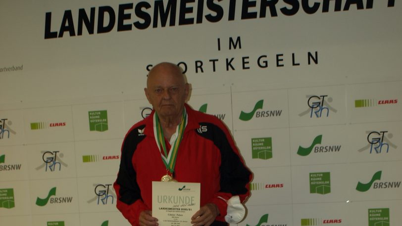 Günter Pelzer von der BSG Herne belegte in der WK 1/2 den ersten Platz - insgesamt gab es sechs Medaillen.