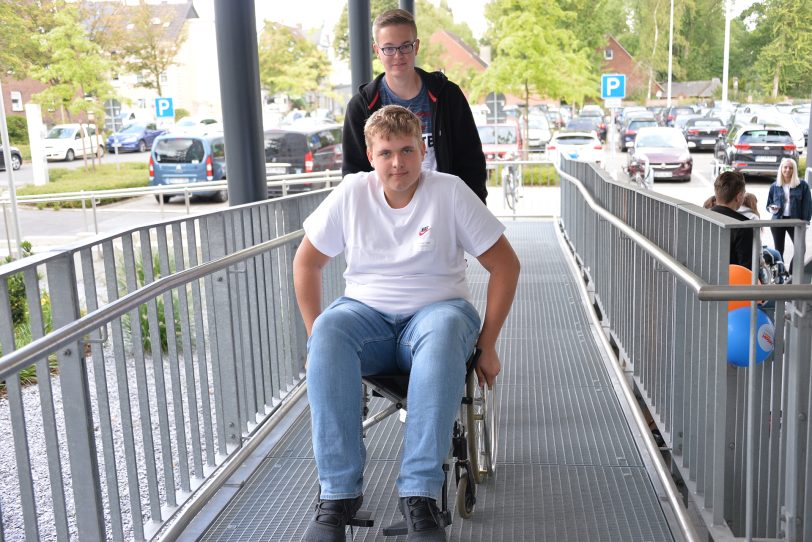 Azubi-Inklusions-Tag 2019: Dominik - Rollstuhlfahrer für einen Vormittag.