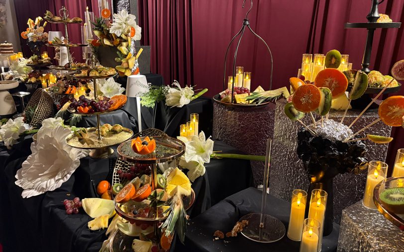 Die sehr üppige Candy Bar sorgte für leckere Desserts.