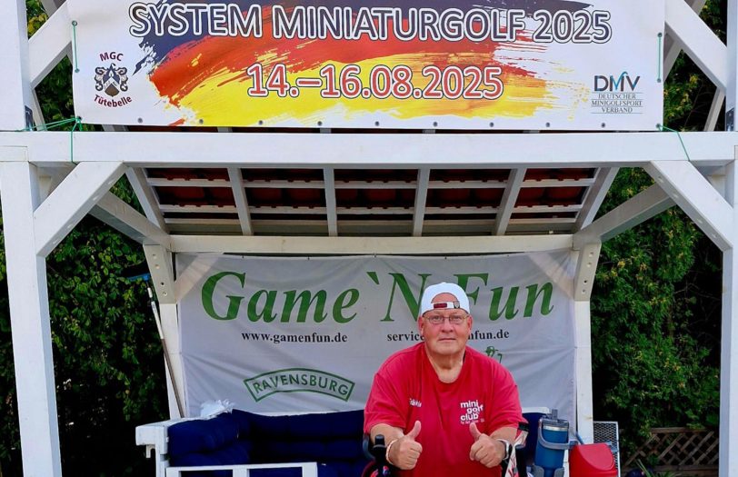Frank Hänig hat sich für die Teilnahme an der Deutschen Meisterschaft im System Miniaturgolf qualifiziert.
